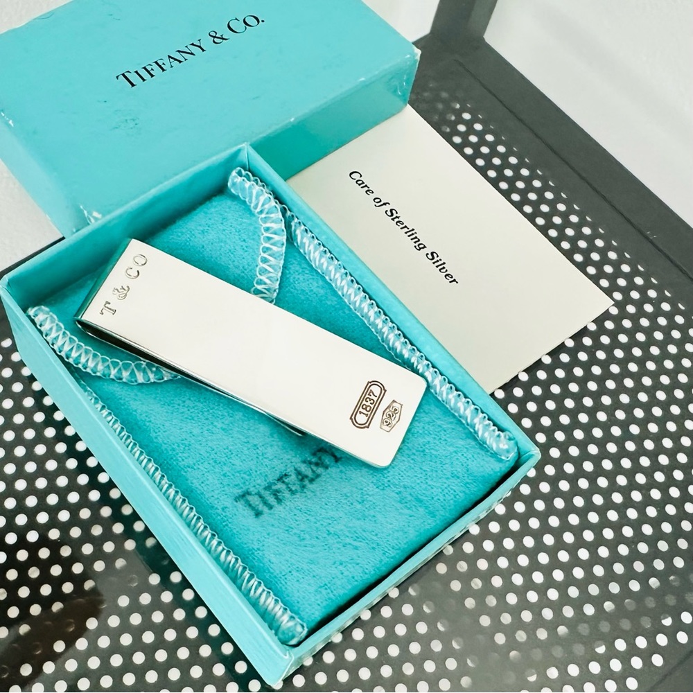 Tiffany 1837 Money Clip Sterling Silver -Retired-